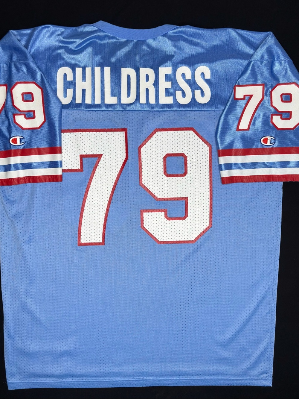 Vintage Rare Houston Oilers Ray Childress Champion Football Jersey Mens Size 48